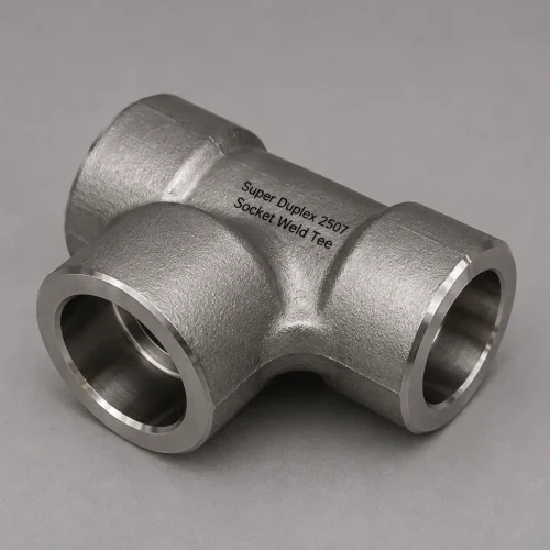 Super Duplex 2507 Socket Weld Tee
